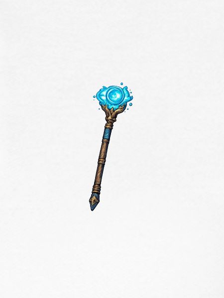 Magic Crystal Rod Blue