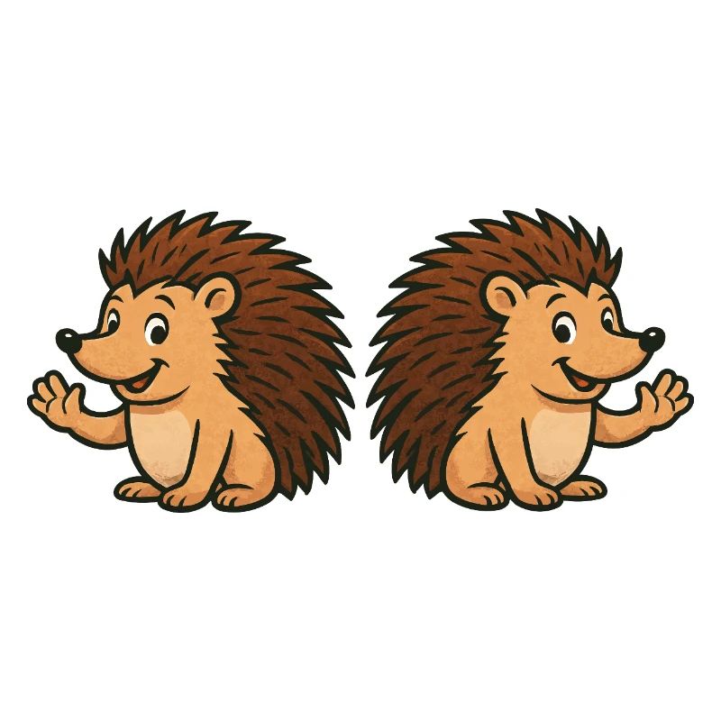 Niedliche Igel  Comic