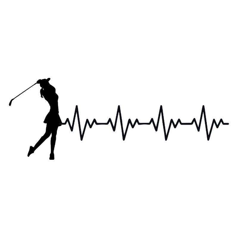 Golfeuse Golfeuse Coup de golf ECG Battement de cœur