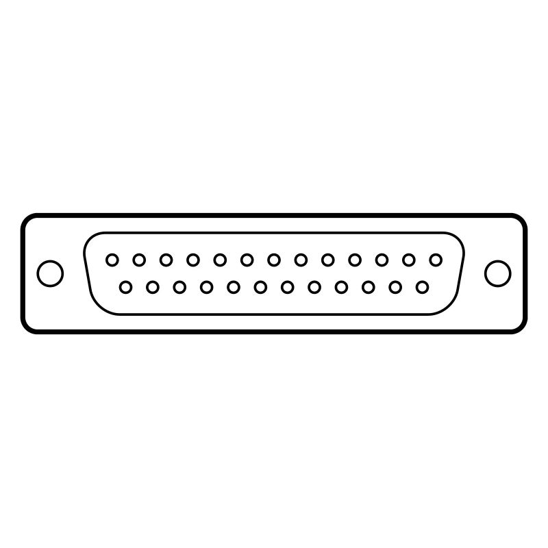 DB 25 Connector Parallel, Drucker