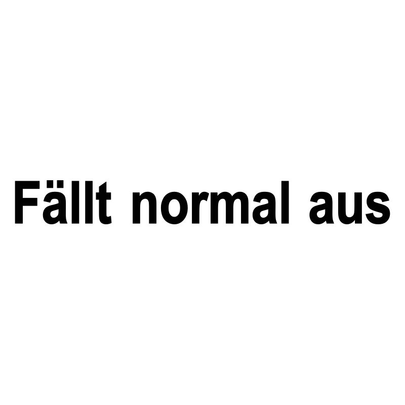 Breaks down normally