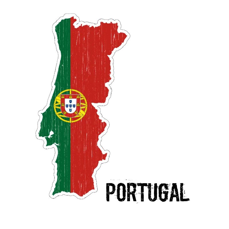 Portugal, drapeau, contour, souvenir