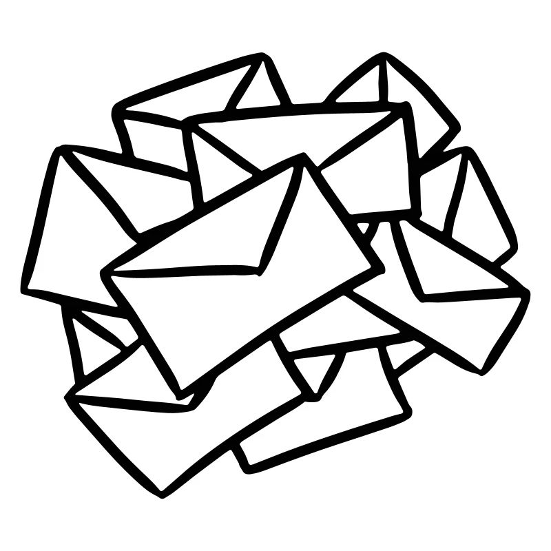 Beaucoup de lettres Lettre Post Nouvelles Diffusion