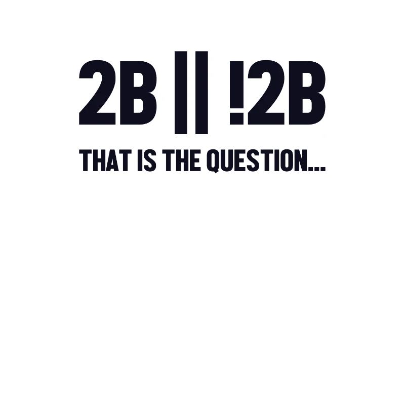 2B ou non 2B Question Ingénieur logiciel Codeur