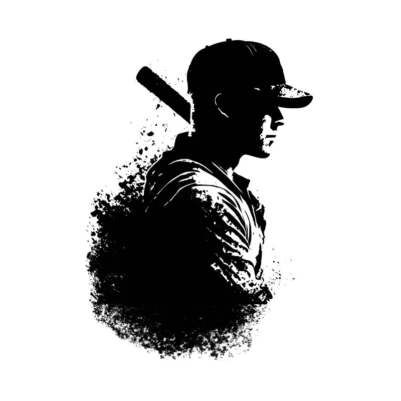 Baseball Player Silhouette