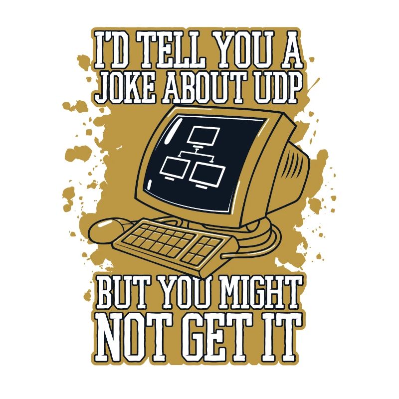 Je vous raconterais une blague sur UDP Developer Coder