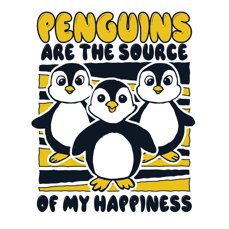 Les pingouins sont la source de mon bonheur Seabird