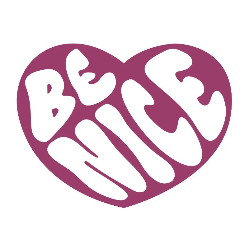 Be Nice Herz Design