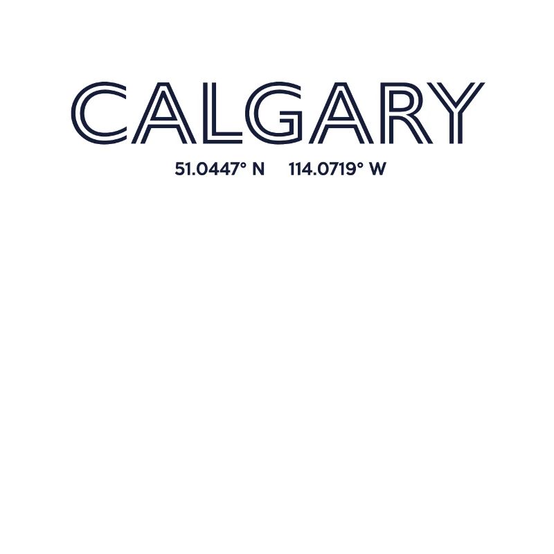 Canada City Coordinates - Calgary