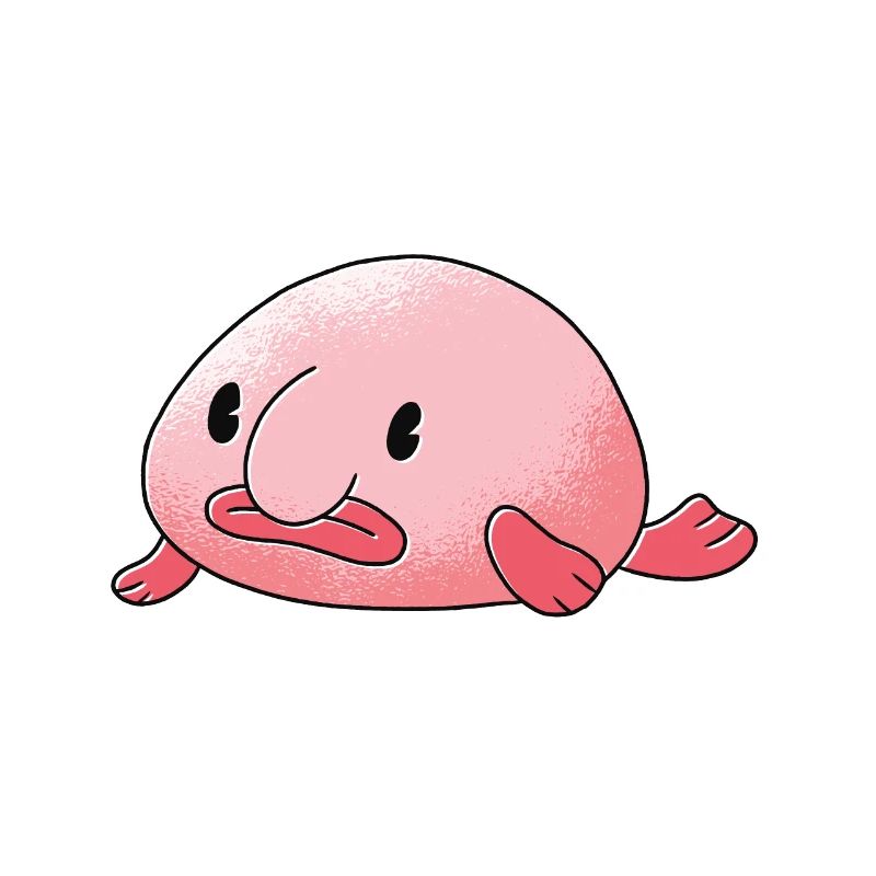Dessin animé Blobfish