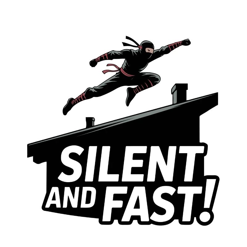 Silent Ninja Rooftop Jump