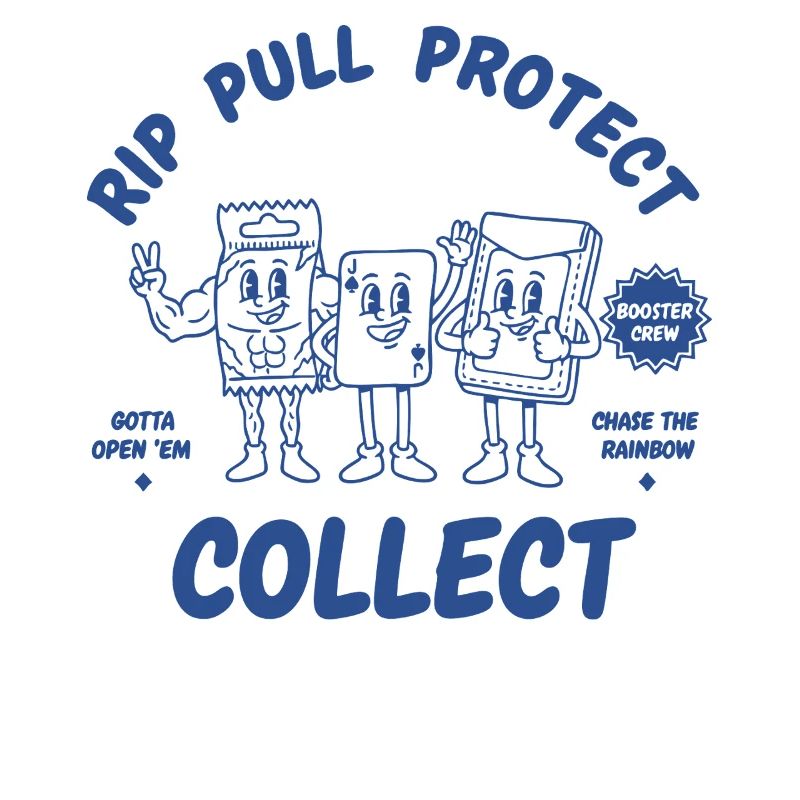 Rip Pull Protect Collect Trading Card Booster Crew