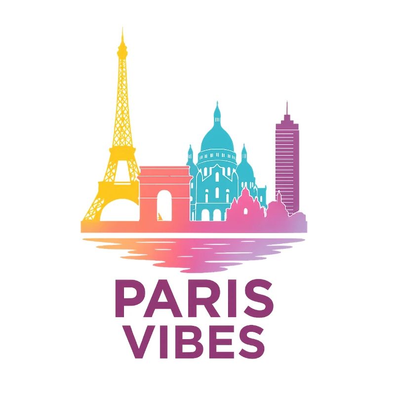 Silhouette de gradient de Paris Vibes