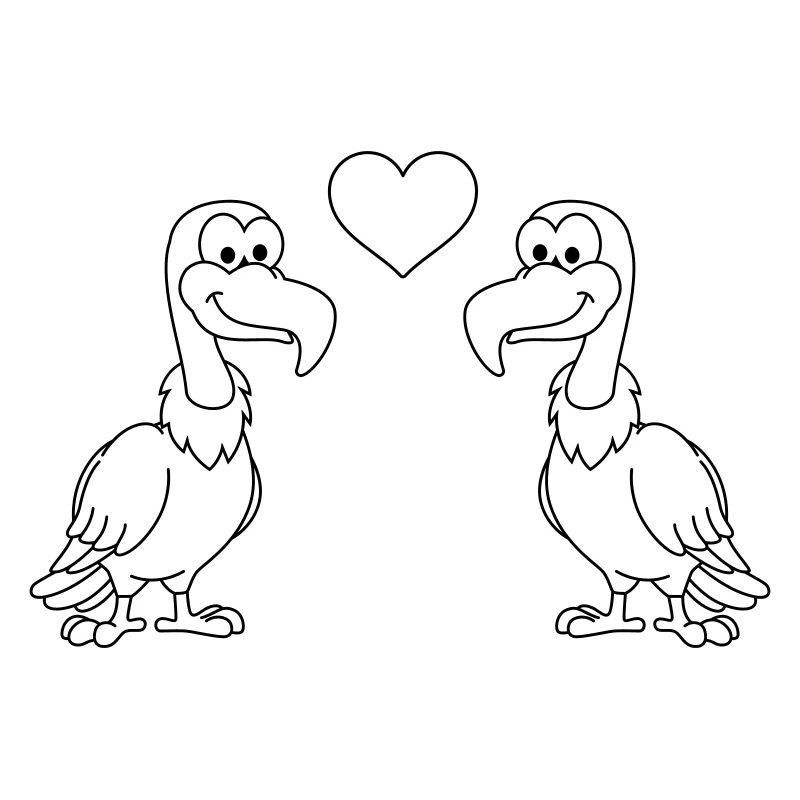 Geier Comic Paar liebe