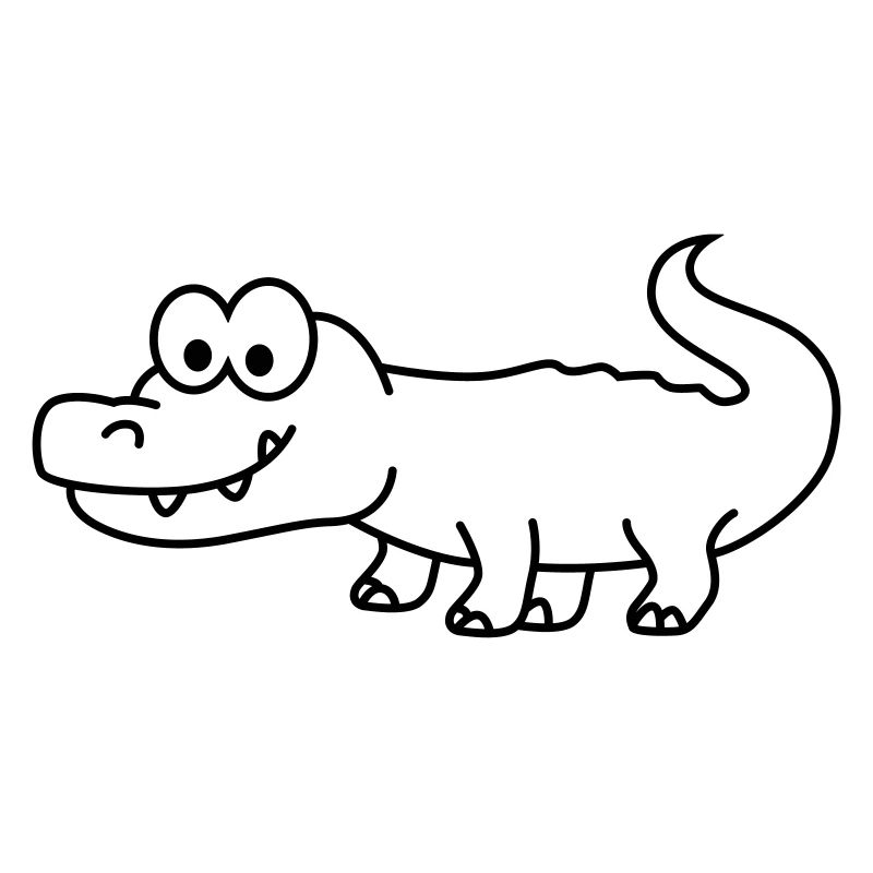 Alligator Comic Tier
