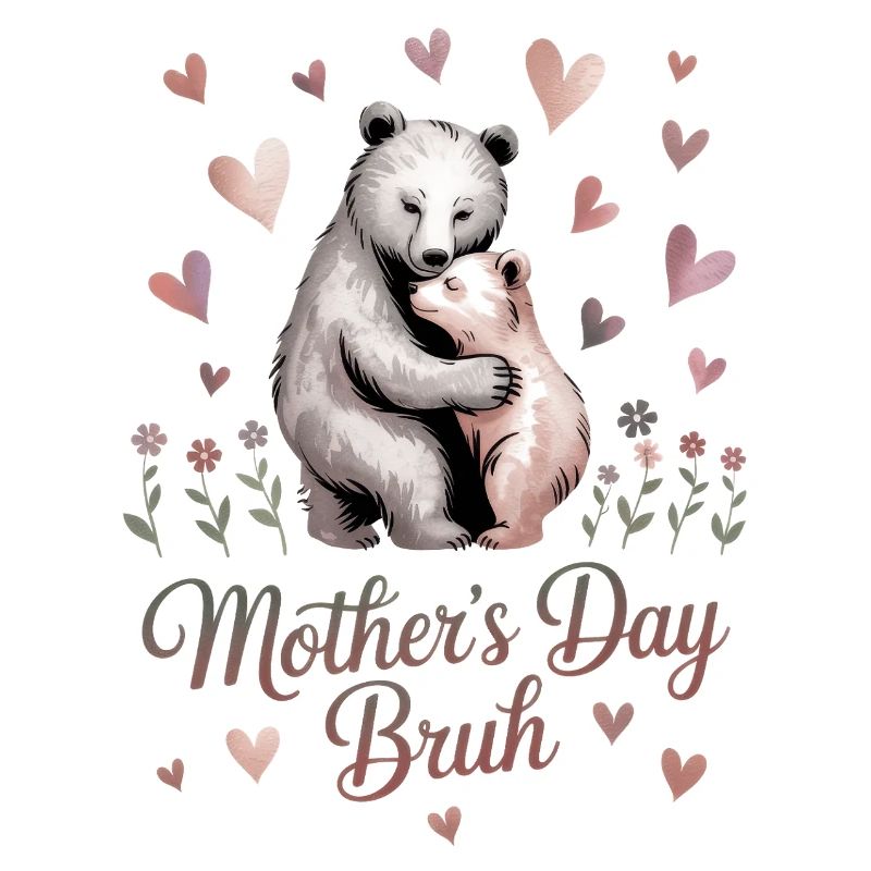 Muttertag Bruh Mutter Bär Mama