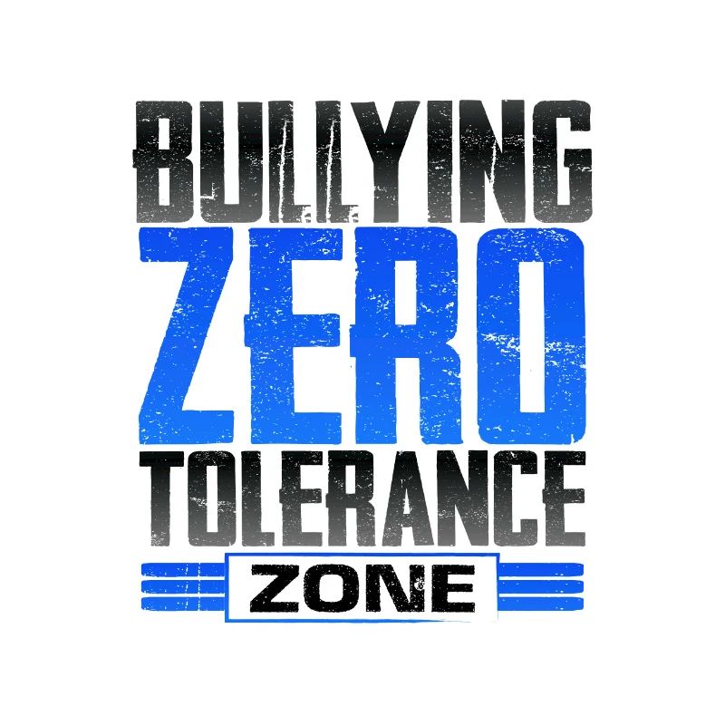 Cadeau anti-intimidation Zone de tolérance zéro Pas d’intimidateurs