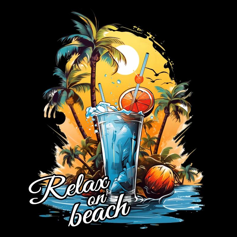 Summer Drink Cocktail Beach Holiday