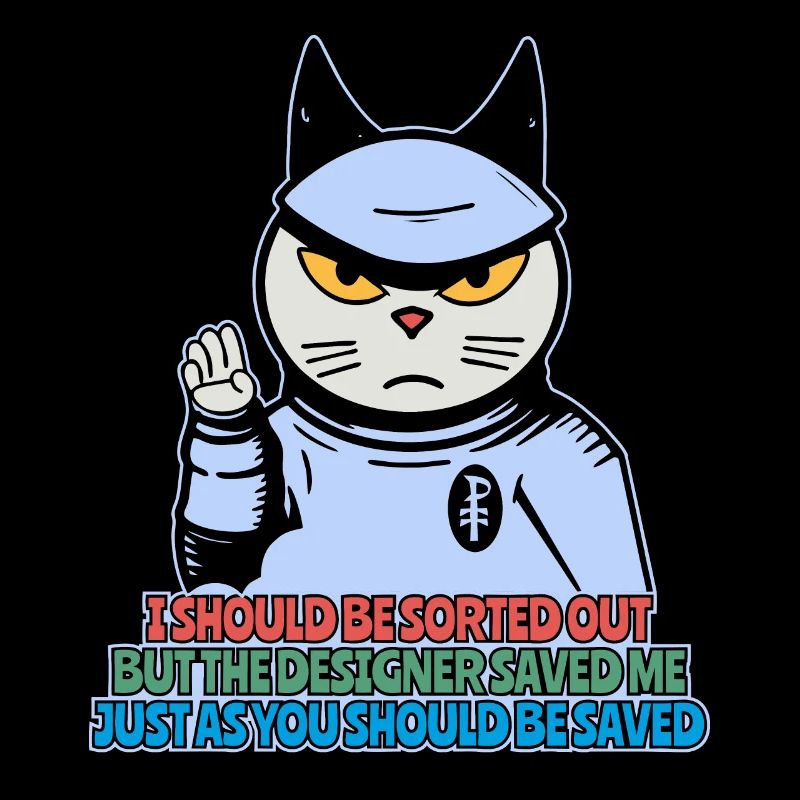 Soyez secouru comme le chat samouraï