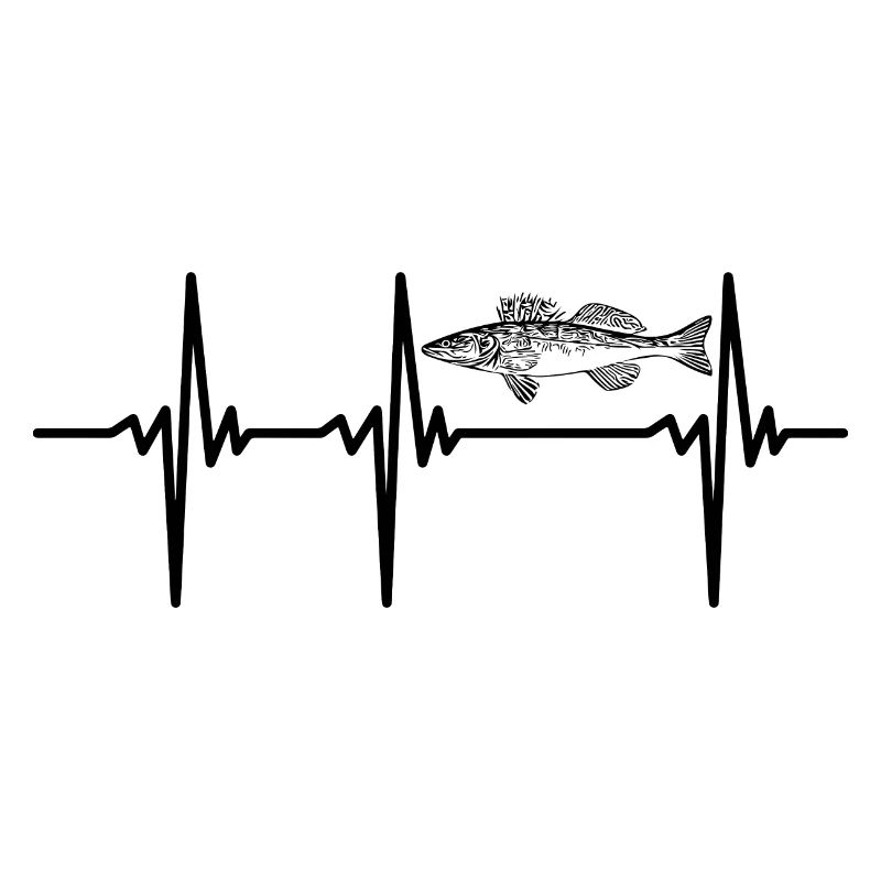 Heartbeat for pikeperch, pike perch and perch