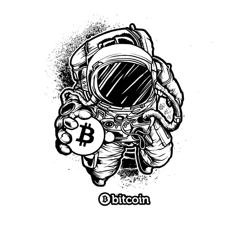 Astronaute bitcion