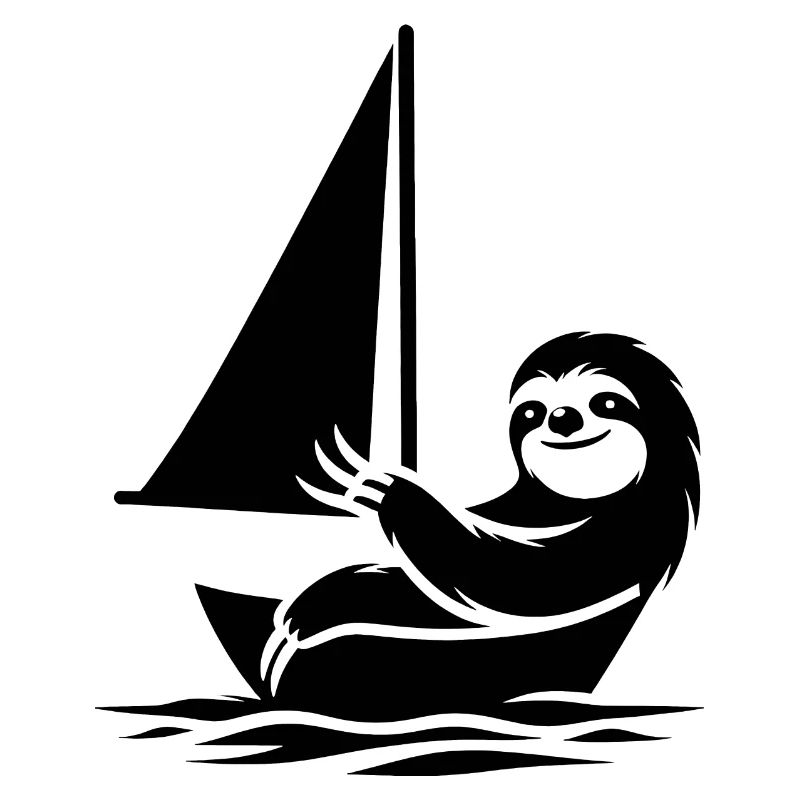 Minimalist Sailing Dinghy Sloth Summer