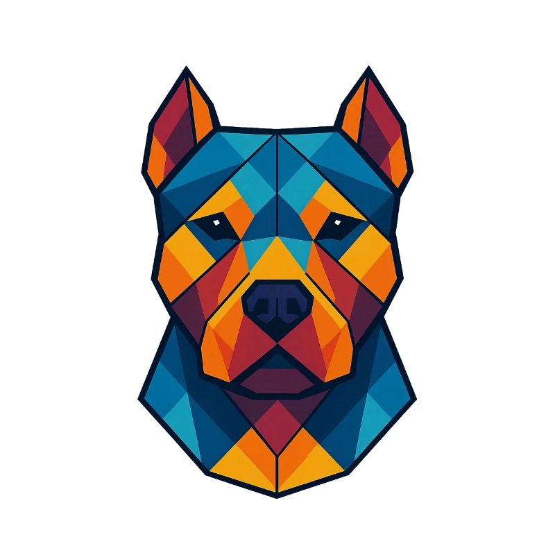 Chien | Tête de chien Impression / Impression / Design
