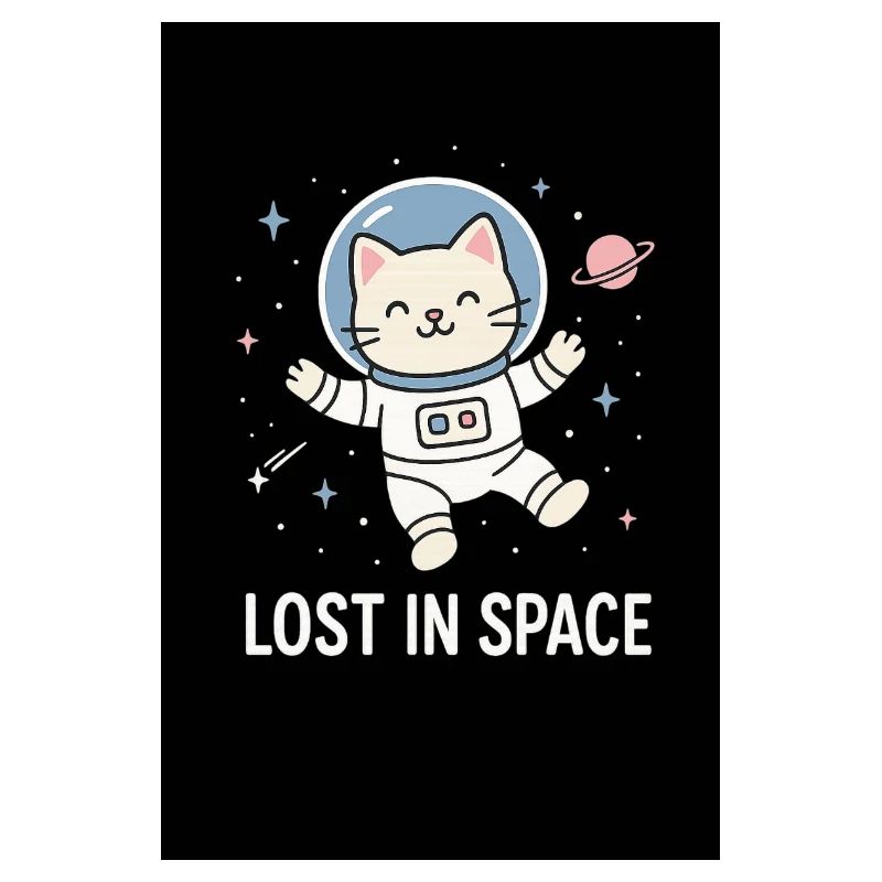 Astronaute chat perdu dans l’espace