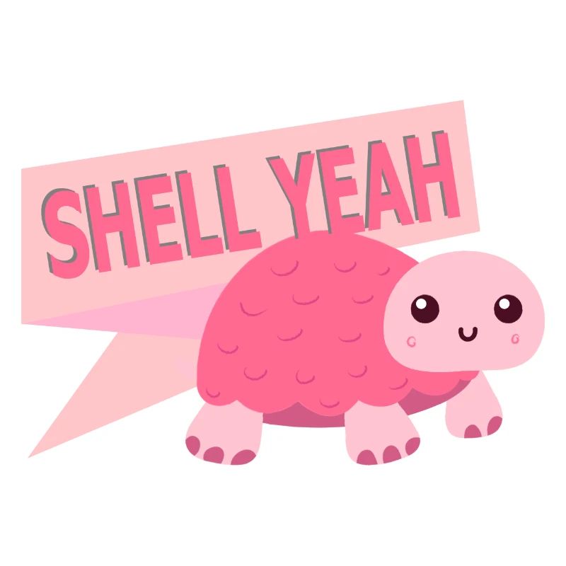 Shell yes turtle shirt