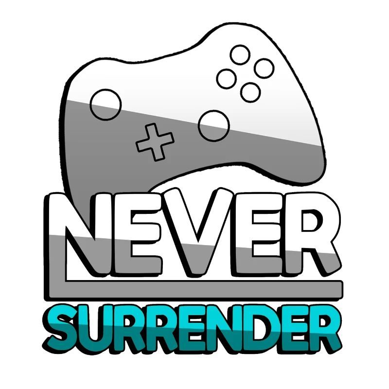 NEVER SURRENDER (Türkis) + Controller - Gaming