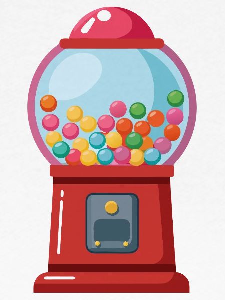 Machine à boules de chewing-gum