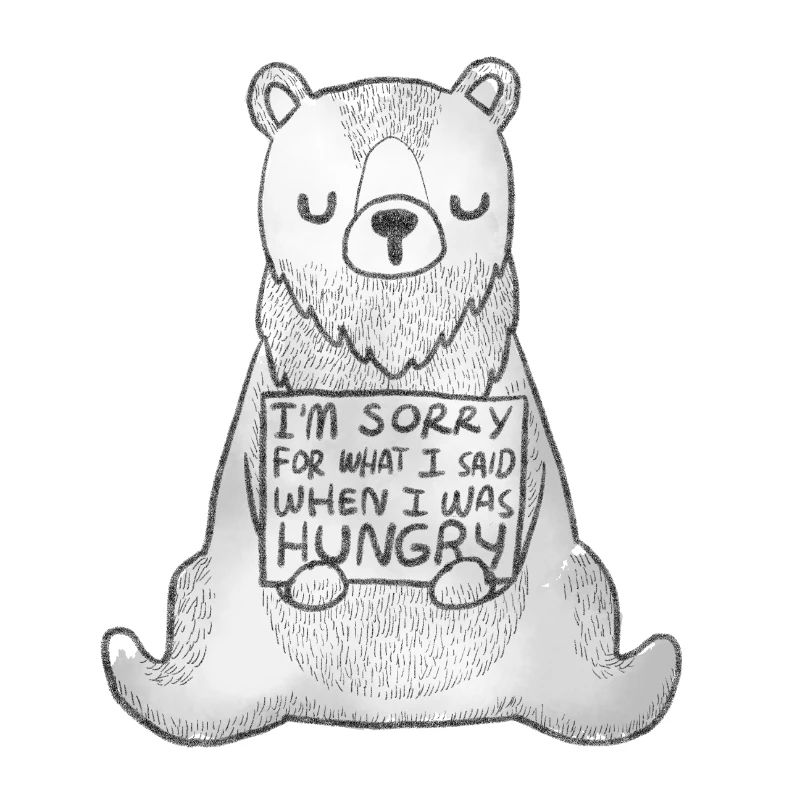 Hunger Bear Funny