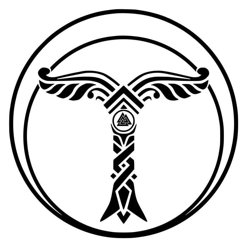 Irminsul mit Valknut