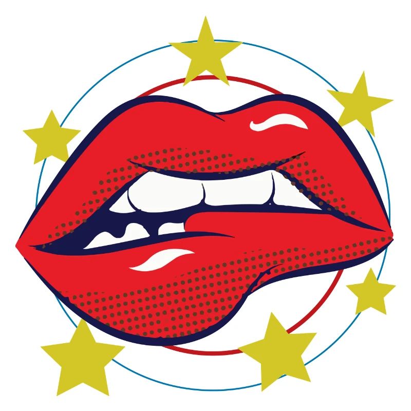 BOUCHE LÈVRES PopArt Comic