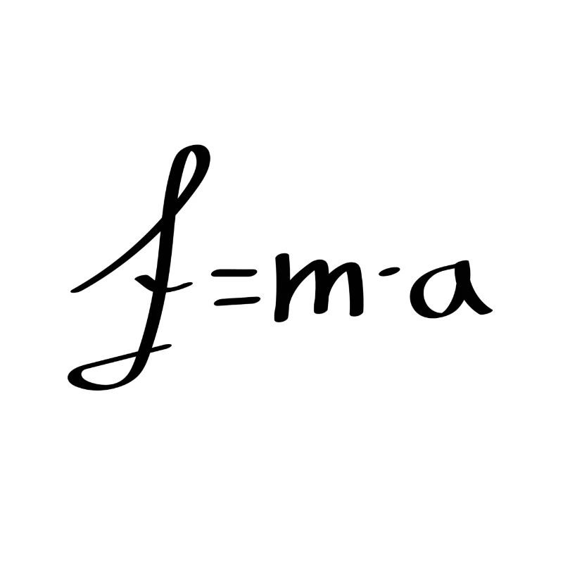 Formula for the force F
