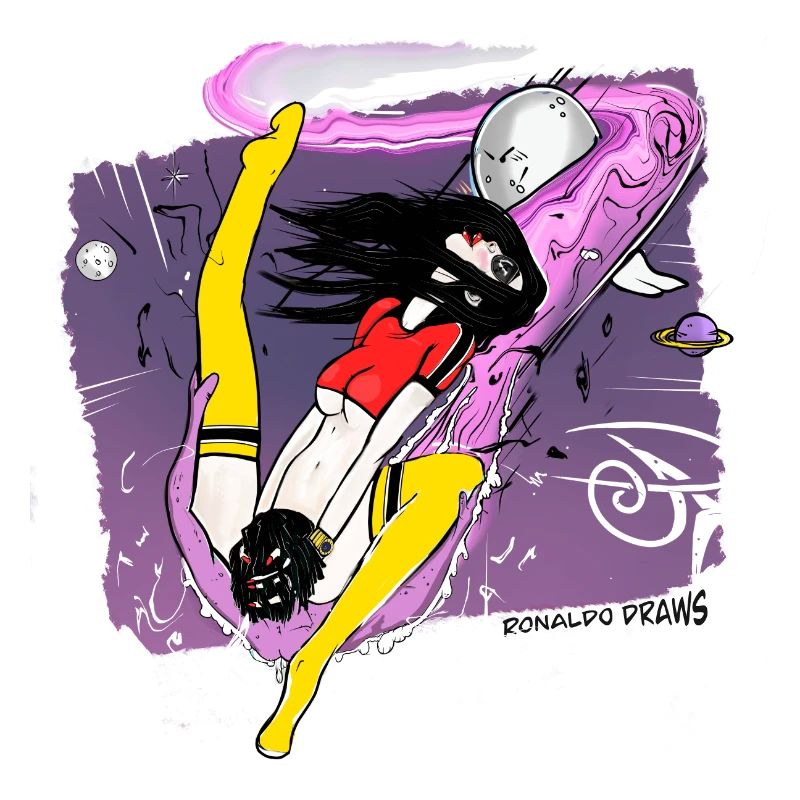 Chatte de l’espace