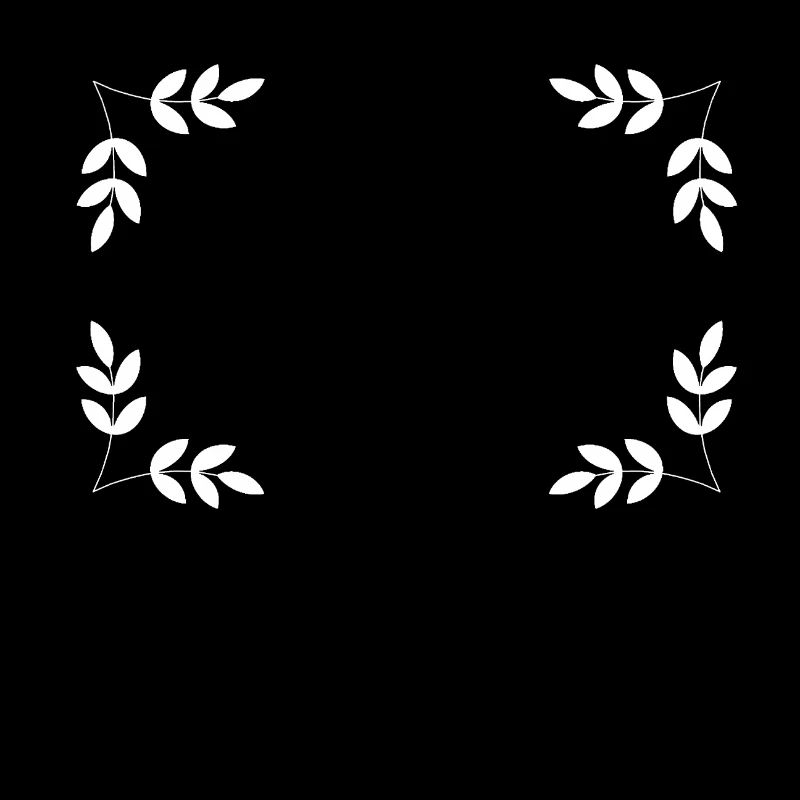 Sheet Corners Frame Decoration Text