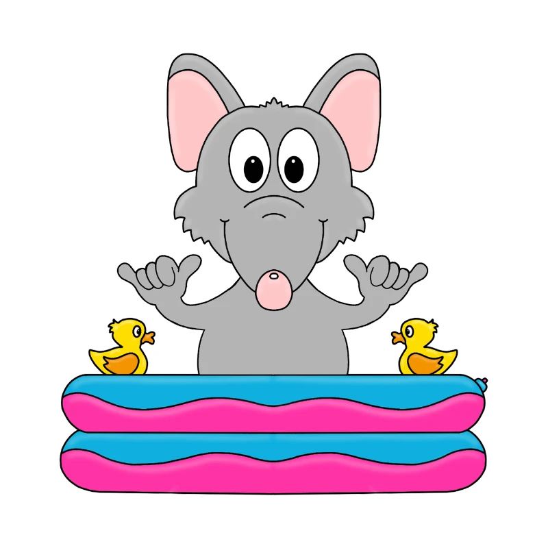 RATTE - WASSERRATTE - POOL - SHAKA - TIERISCH