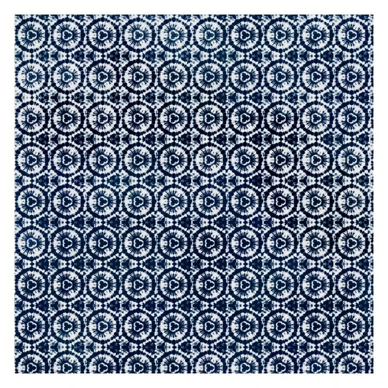 Dark Blue White Tie Dye Textile Pattern