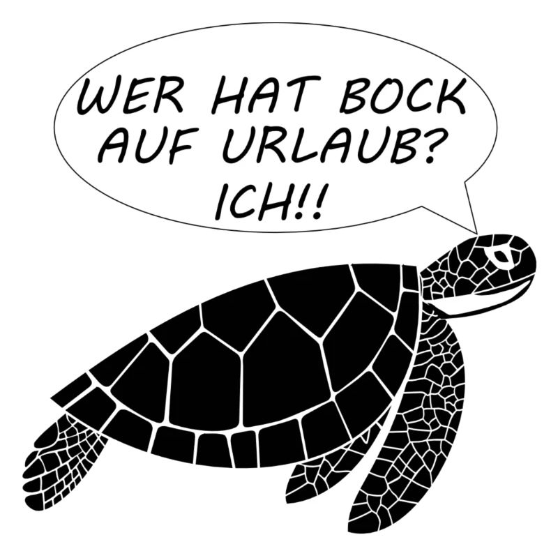 Schildkröte - wer hat bock auf Urlaub