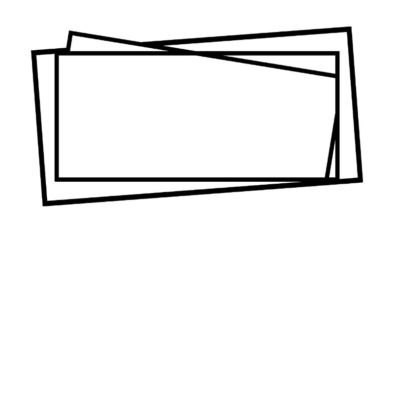 Black Square Lines Strokes Frames