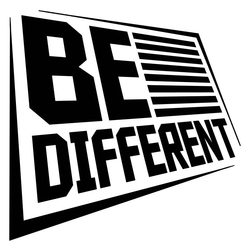 Soyez différent Logo Design