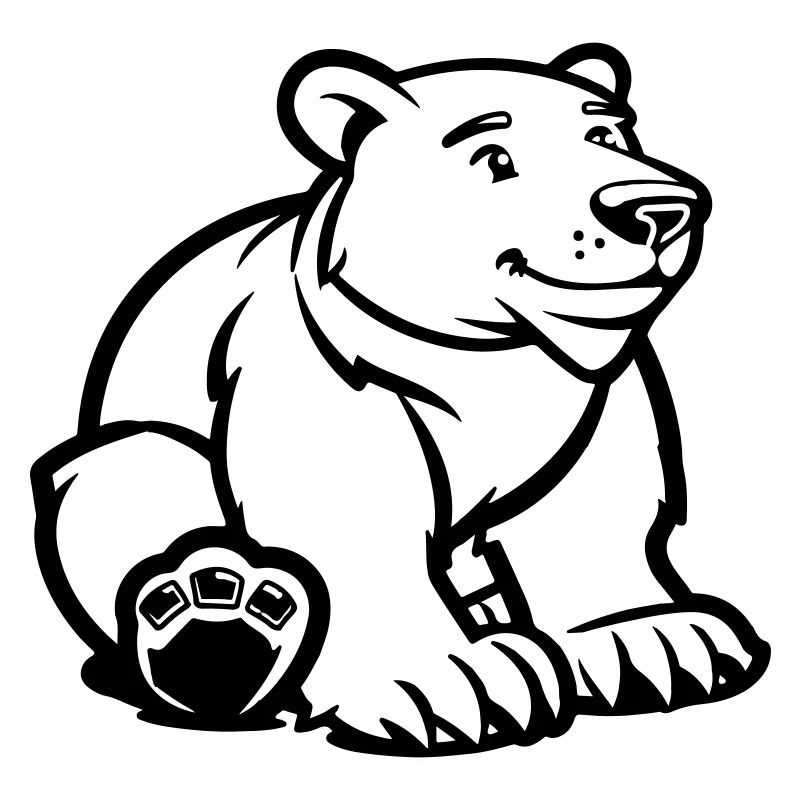 eisbär comic bär