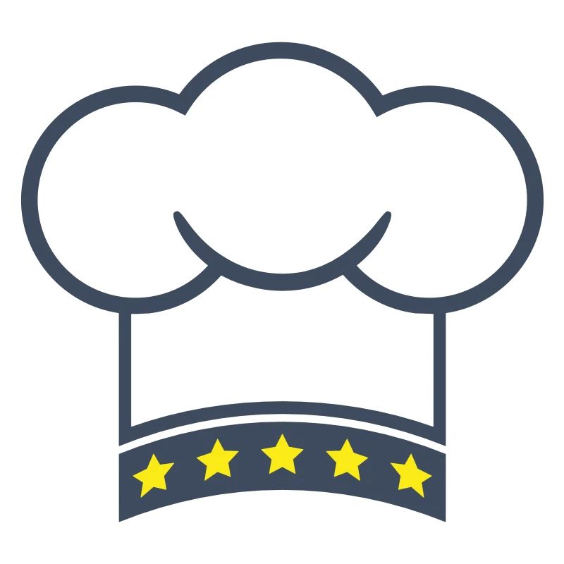 Chapeau de chef 5 étoiles Kitchen Master Chef Cool