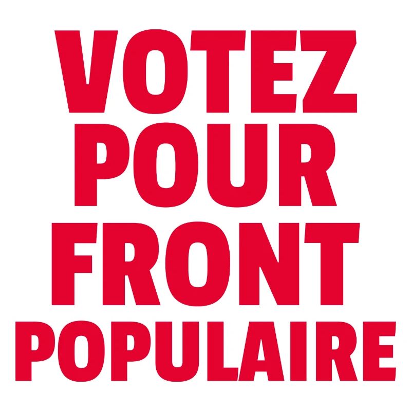 Front populaire - élections législatives 2024