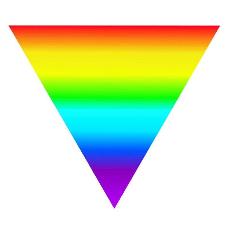 Triangle arc-en-ciel