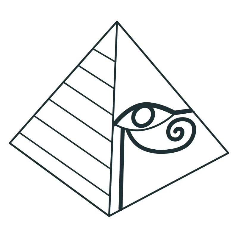 pyramide øje