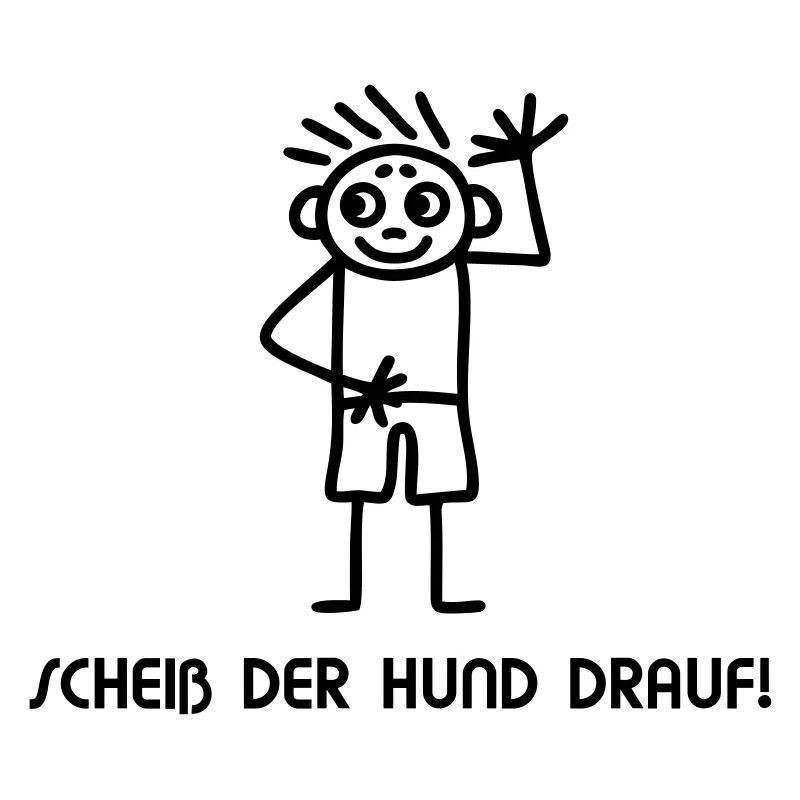 Strichmännchen scheiß drauf