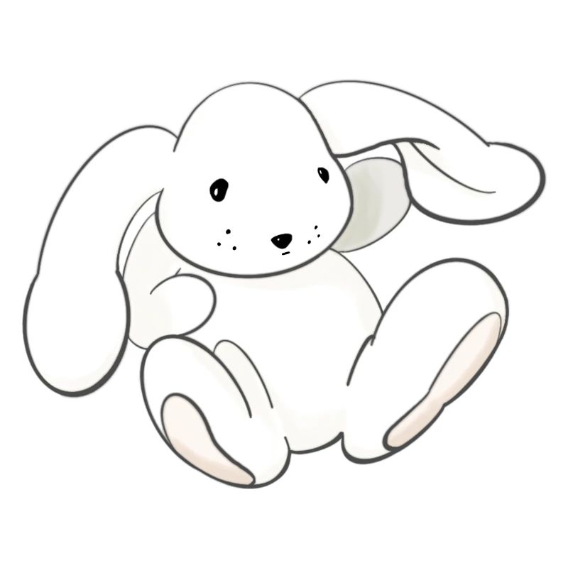 Lapin doudou bébé