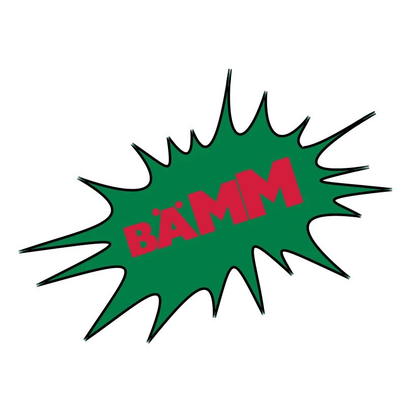 Bääm, bubble, cartoon, cartoon thought bubble,